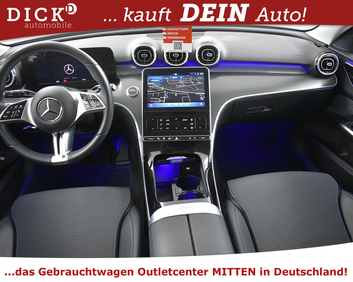 MERCEDES-BENZ C300e 2X Avantg KAMERA+STANDHZ+LED+ACC+NAVI+SHZ+ - Image 8