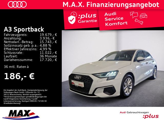A3 Sportback 30 TFSI LED+NAV+ALU+VIRTUALCP+TEMPO