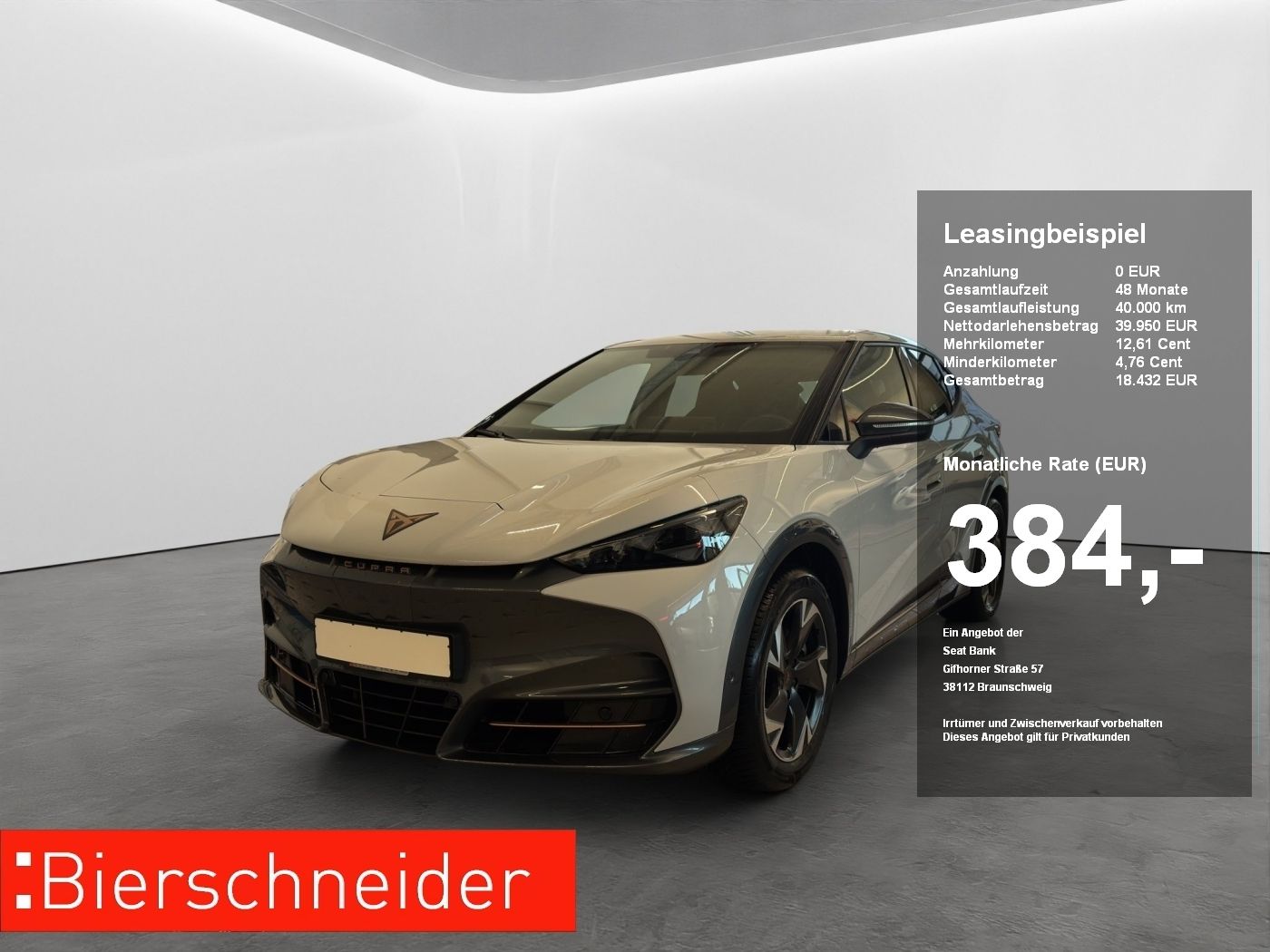 Cupra Tavascan Endurance LED NAVI WÄRNEPUMPE ACC SIDEA