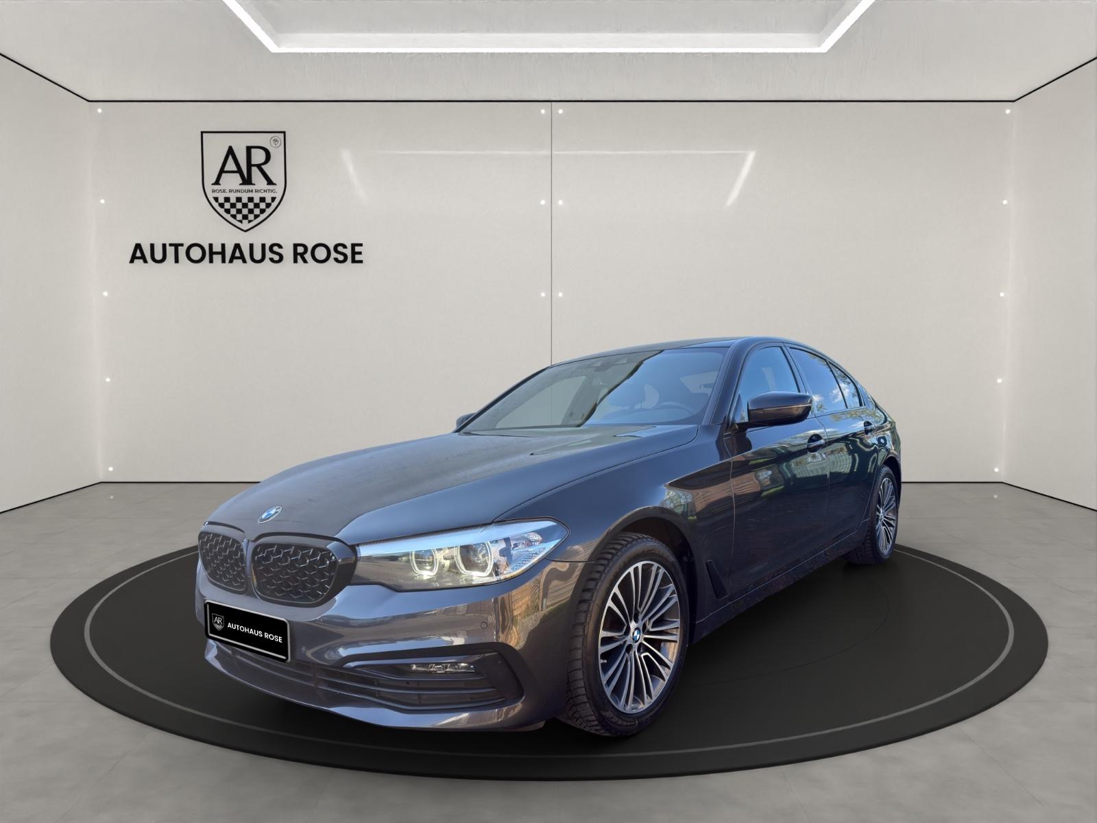 BMW 520d Sport Line*Leder*AHK*Kam*LED*Navi*Garantie