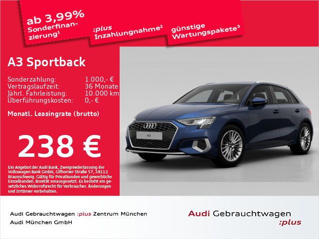 Audi A3 Sportback 35 TFSI S tronic advanced ACC/Virtu