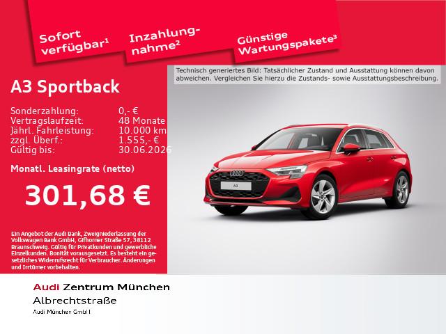 Audi A3 Sportback TFSI 110 kW S tronic