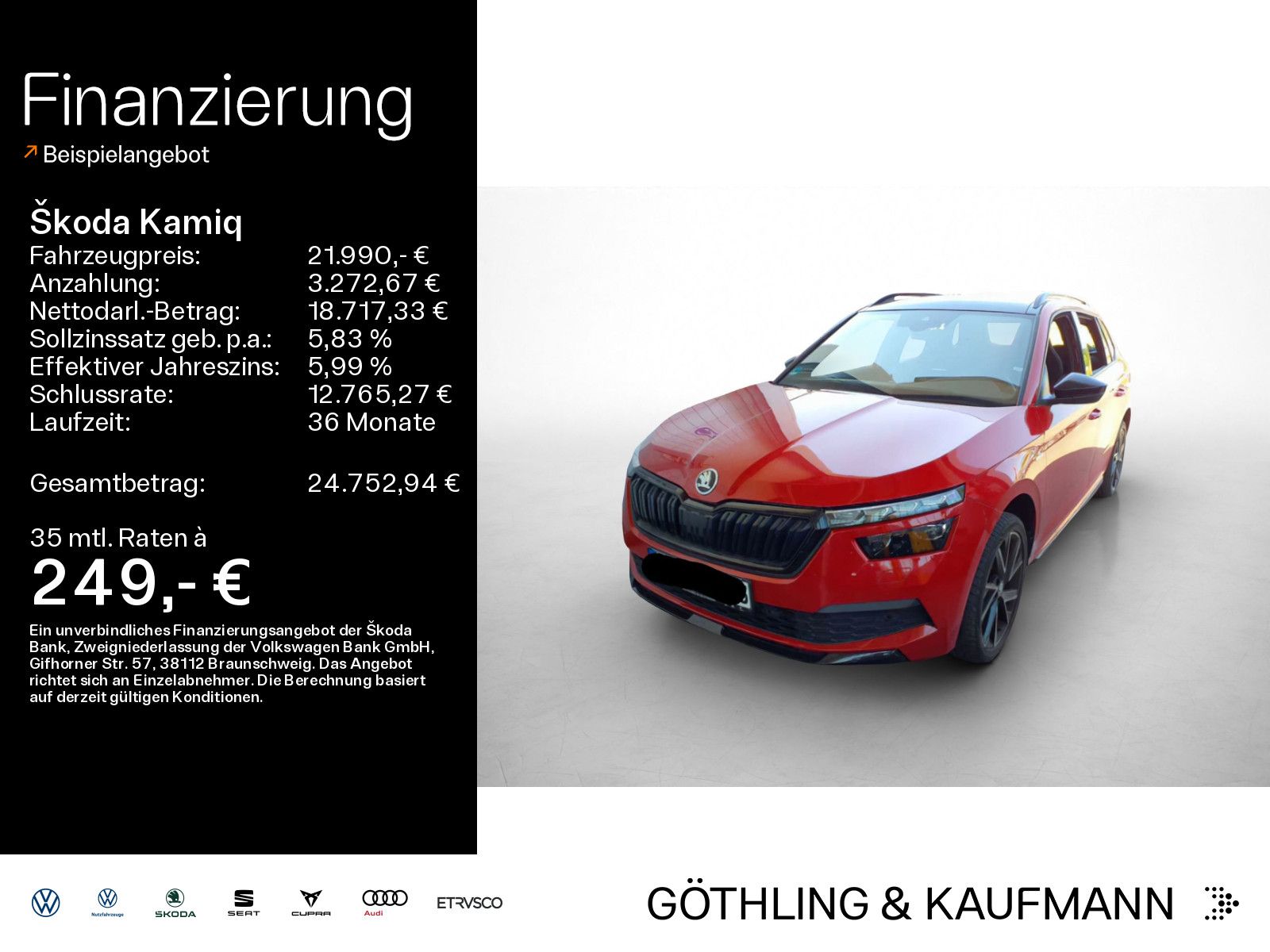 Skoda Kamiq 1.5 TSI Monte Carlo DSG*LED*NAVI*SHZ*