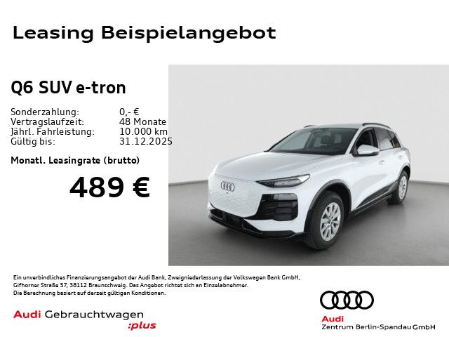Audi Q6 e-tron Adv. *ACC*LED+*360°*PARKASSIST+*SHZ*