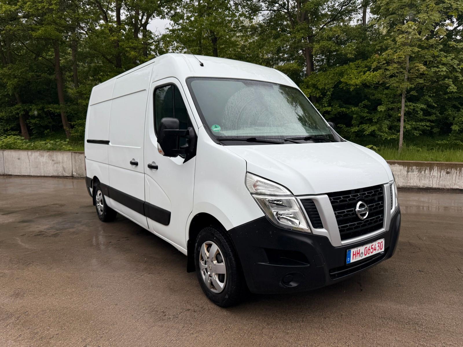 Nissan NV400-Klima-3 Sitze-Hoch-Lang-AHk-Sortimo-1.Hand