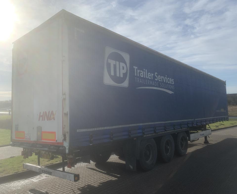 Krone Trailer Curtainsider Lifting + Sliding Roof Stra