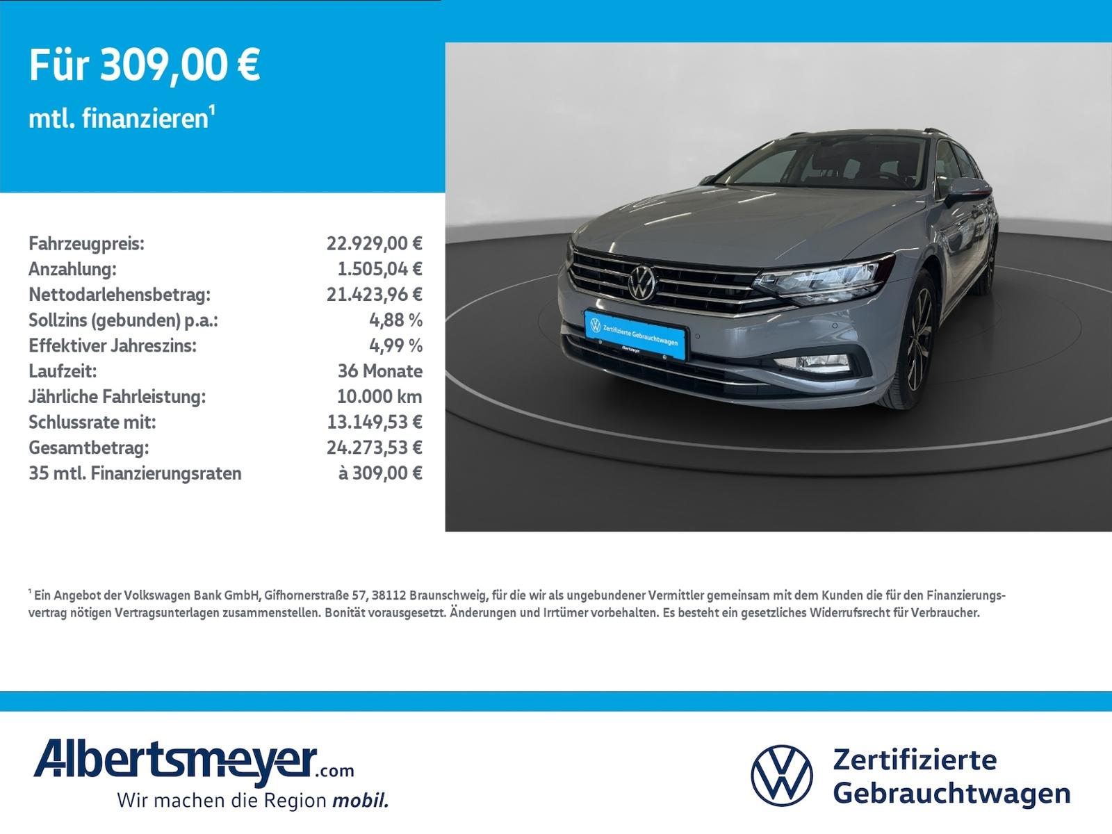 Volkswagen Passat Variant 2.0 TDI Business +DSG+AHK+LED+LM+