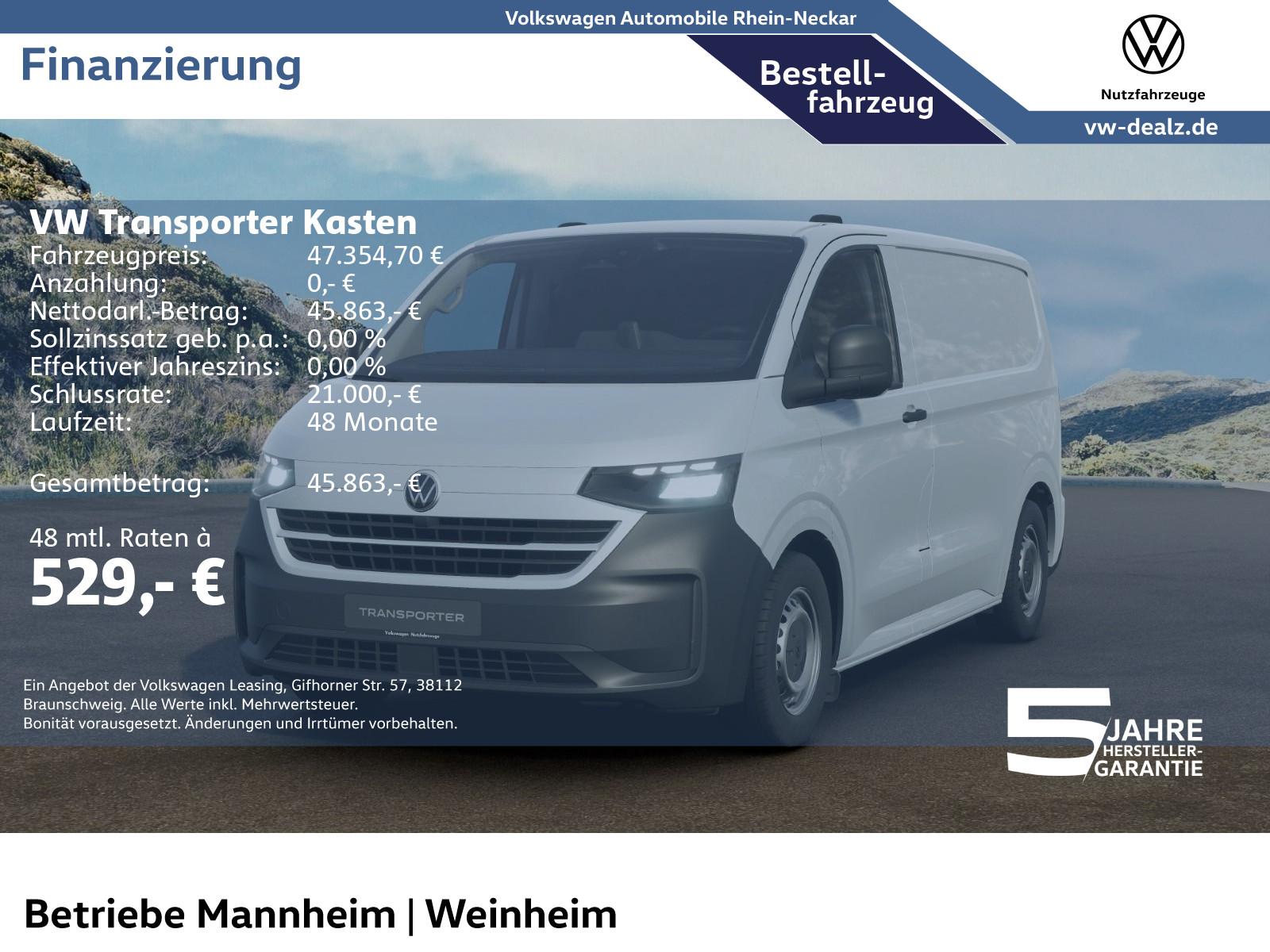 Volkswagen Transporter Kasten 2.0 TDI LED DAB Digi-Cockpit