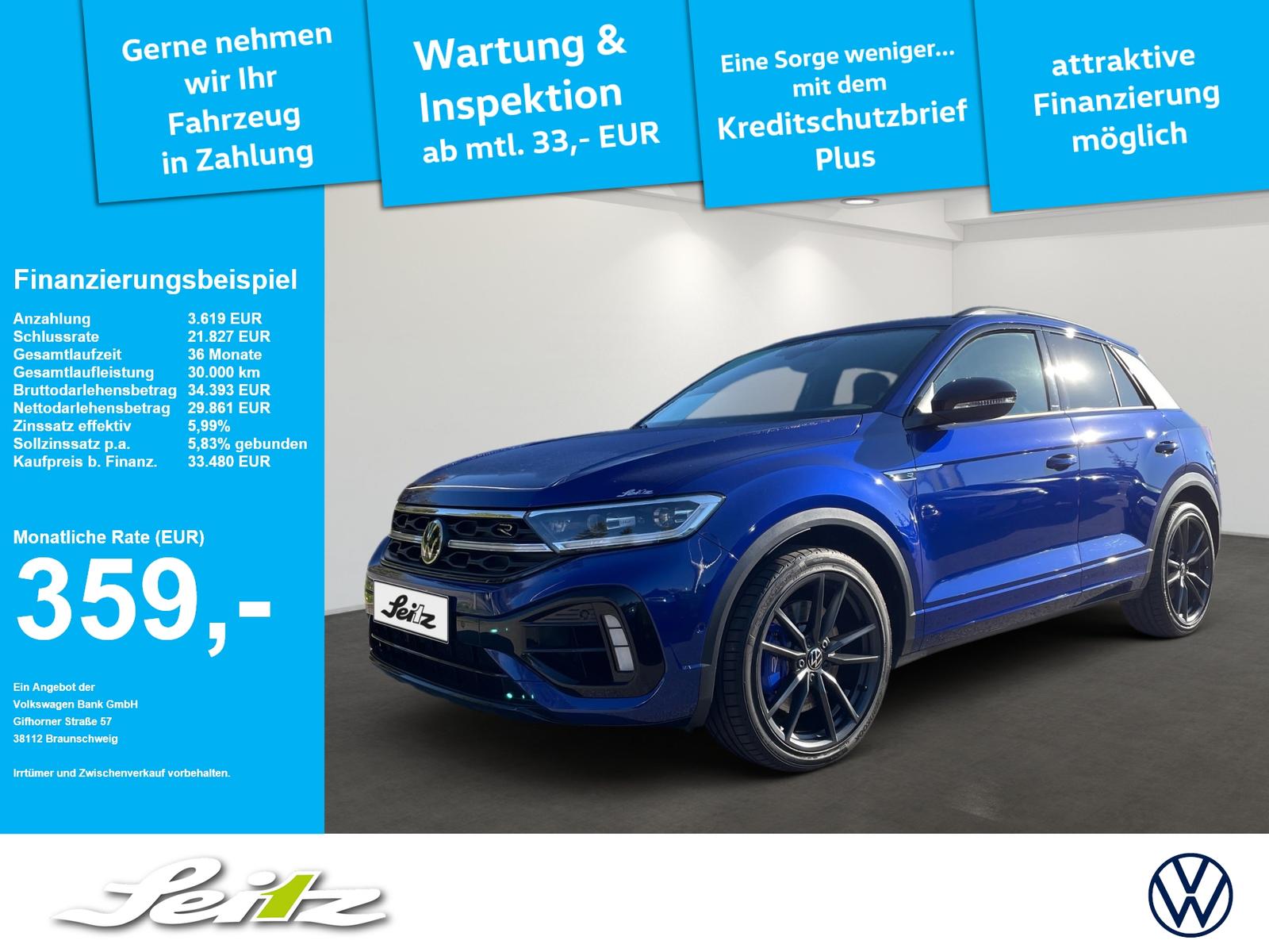 Volkswagen T-Roc 2.0 TSI 4M R *AHK*MATRIX*KAMERA*NAVI*