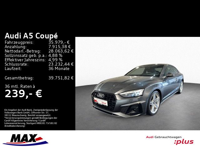 A5 Coupé 50 TDI QUATT S LINE MATRIX+PANO+OPTIK++