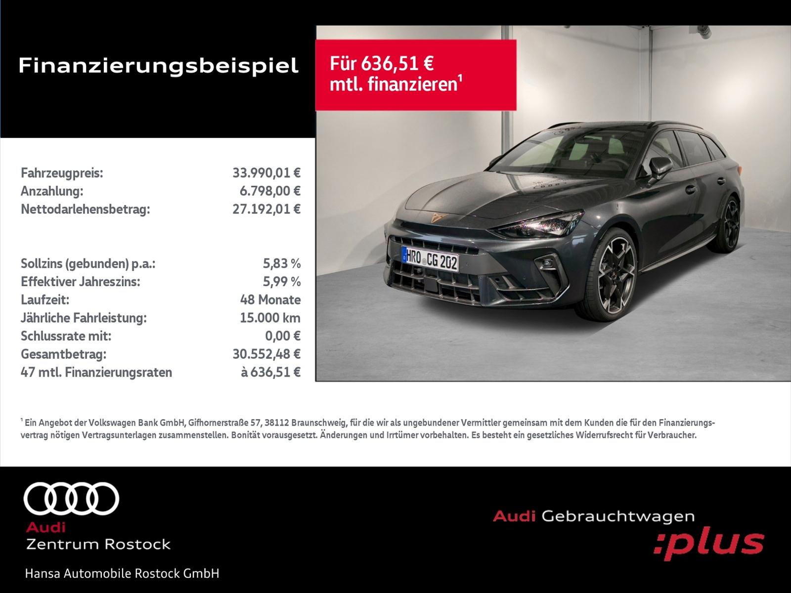 Cupra Leon Sportstourer 1.5 eTSI+NaviI+Led+Pano+Ambien