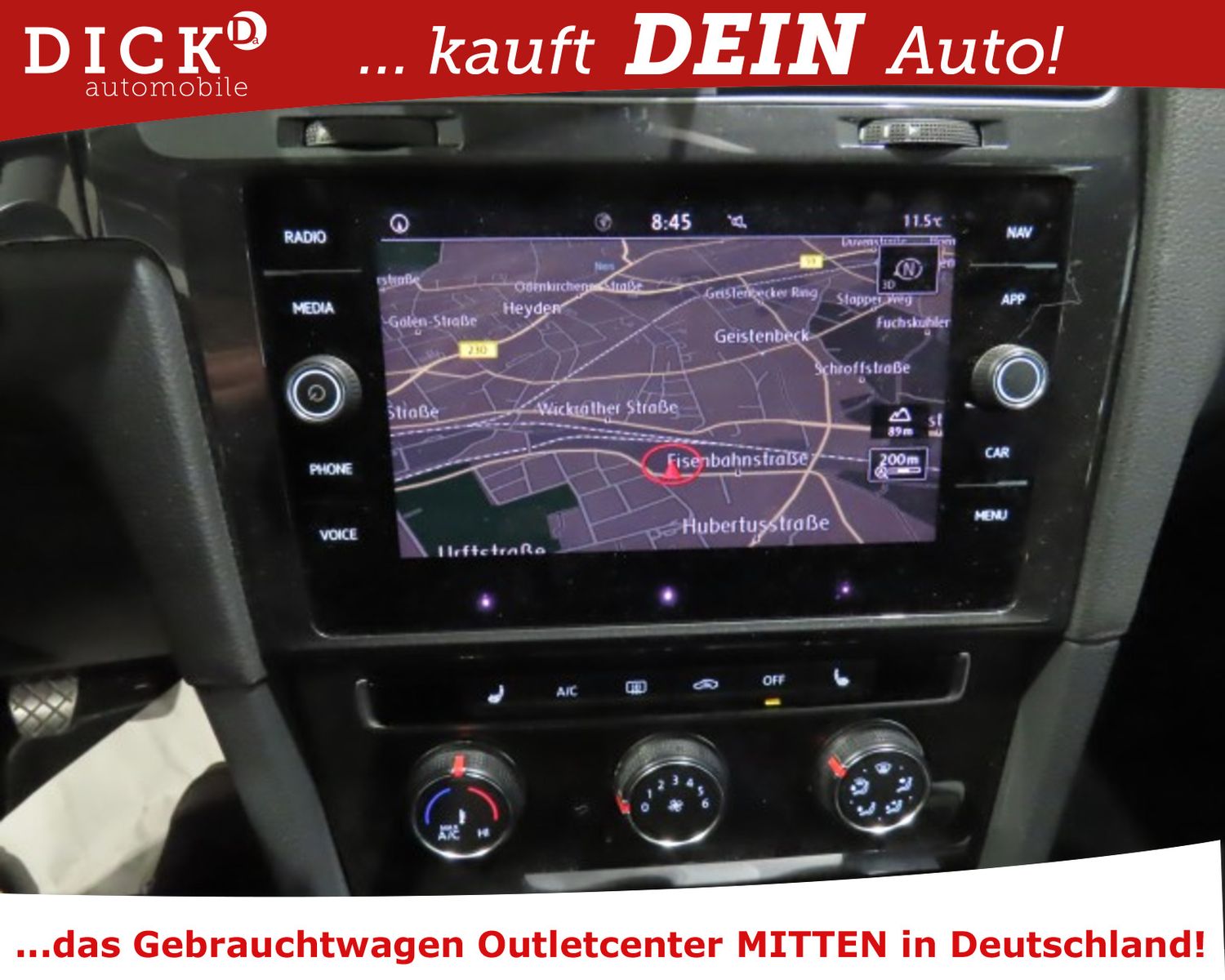 Fahrzeugabbildung Volkswagen Golf Var 1.6d  ACC/NAVI/DAB/SHZ/MASS/RFK/8Fa