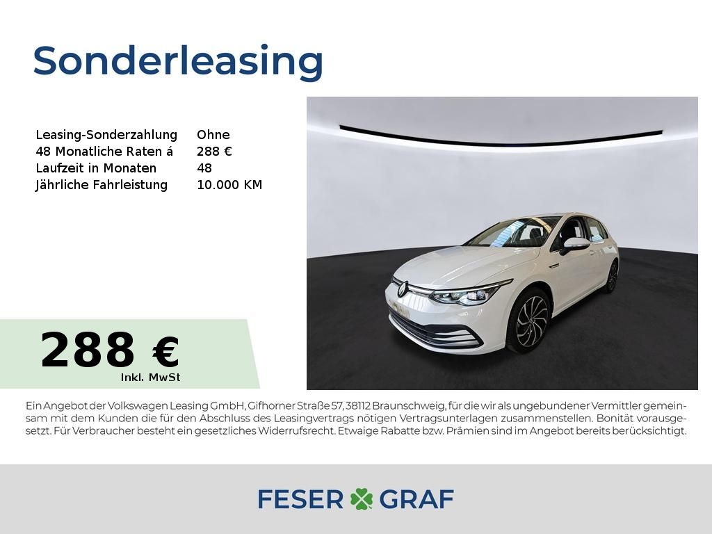 Golf 8 Style 1.5 TSI APP ACC ErgoSitz LED SiHz