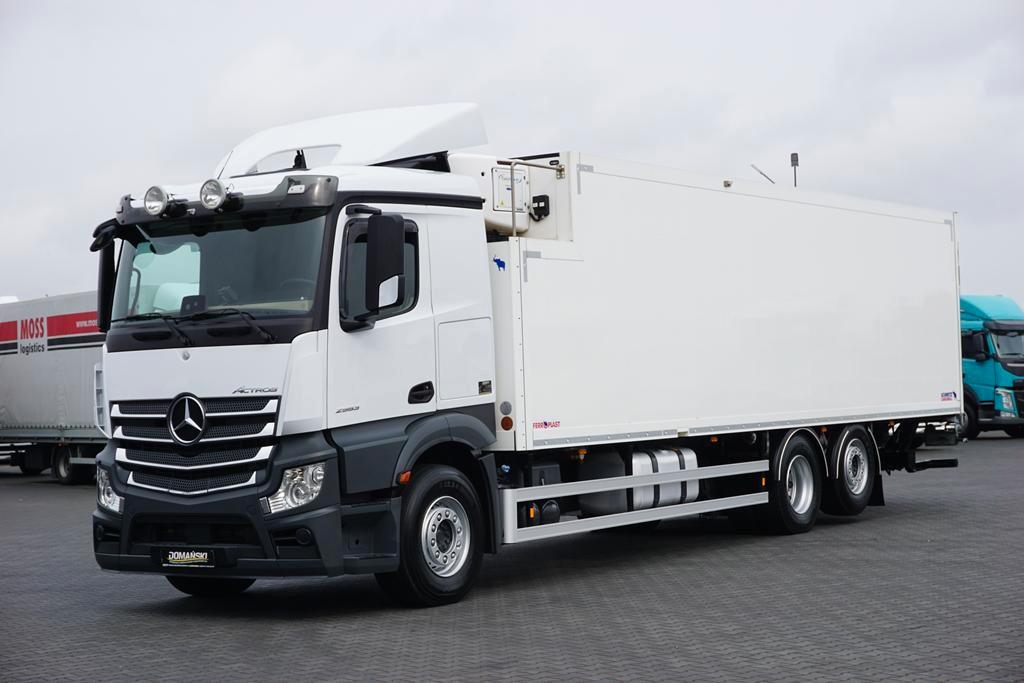 Mercedes-Benz ACTROS / 2553 / EURO 6 / CHŁODNIA + WINDA / 23 P