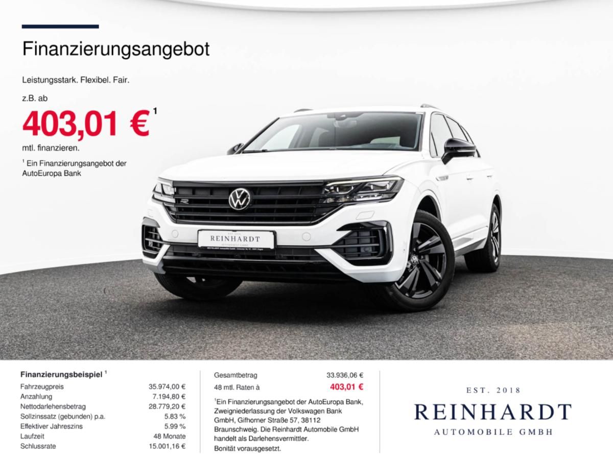 Volkswagen TOUAREG 3.0TDi 4M R-LINE IQ-LIGHT/HuD/BELÜFT/360