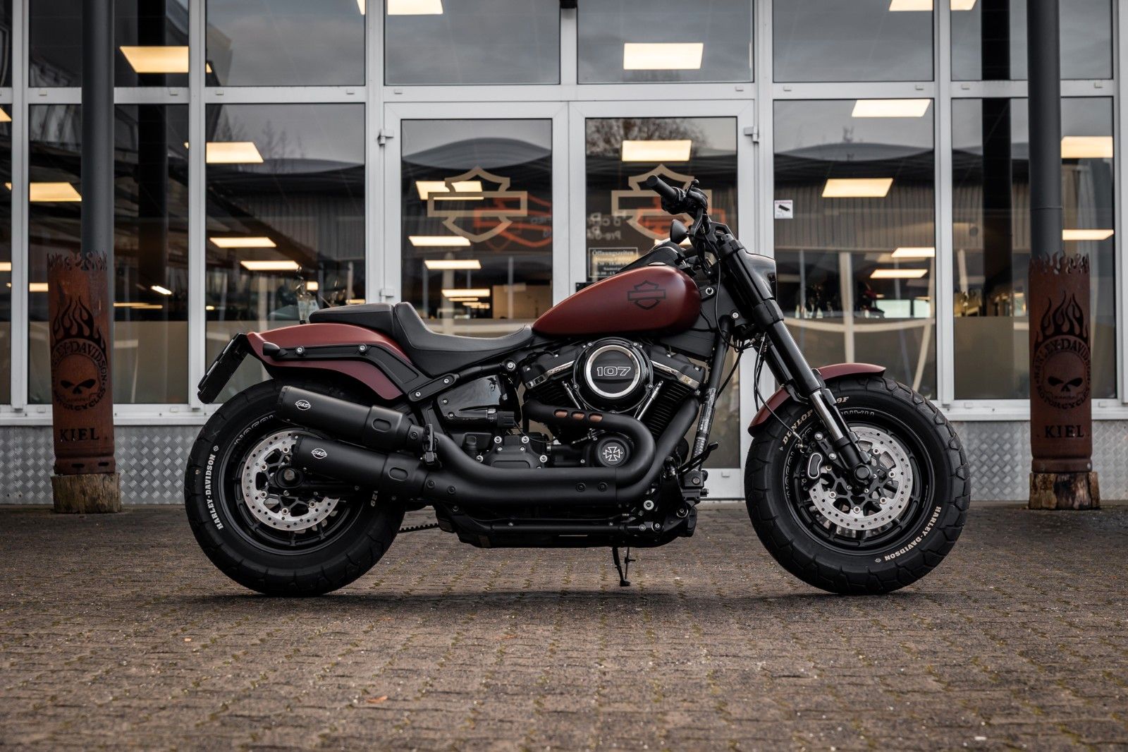 Fahrzeugabbildung Harley-Davidson FXFBS FAT BOB 107 CUI SOFTAIL - S&S Auspuff