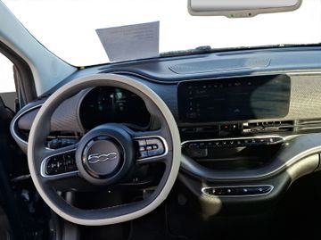 Fiat 500e La Prima 360+Kam.+KeyLess+LED+Navi+Pano