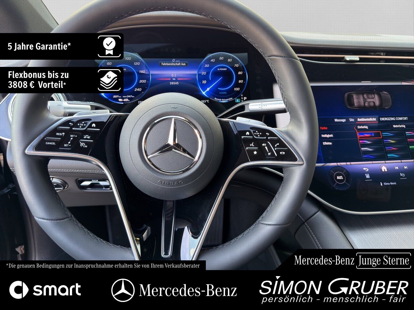 Fahrzeugabbildung Mercedes-Benz EQS 500 4M AMG Massage Sitzklima AHK Mod 2026