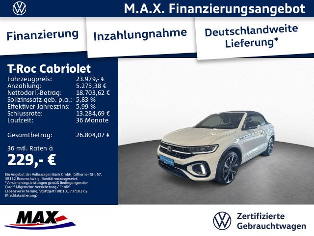 T-Roc Cabriolet 1.5 TSI DSG R LINE IQ.LIGHT+APP+