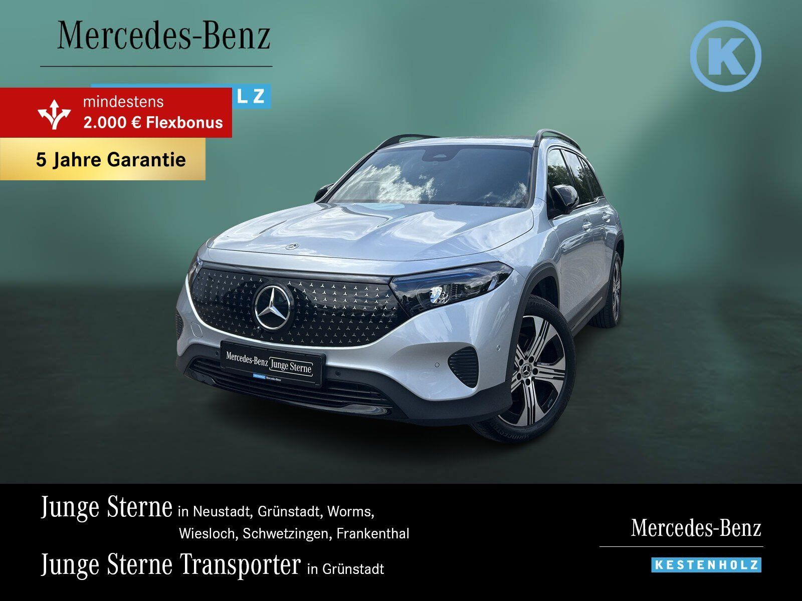 Mercedes-Benz EQB 250+ ELECTRIC ART+NIGHT+DISTR+360+19"+EASYPA