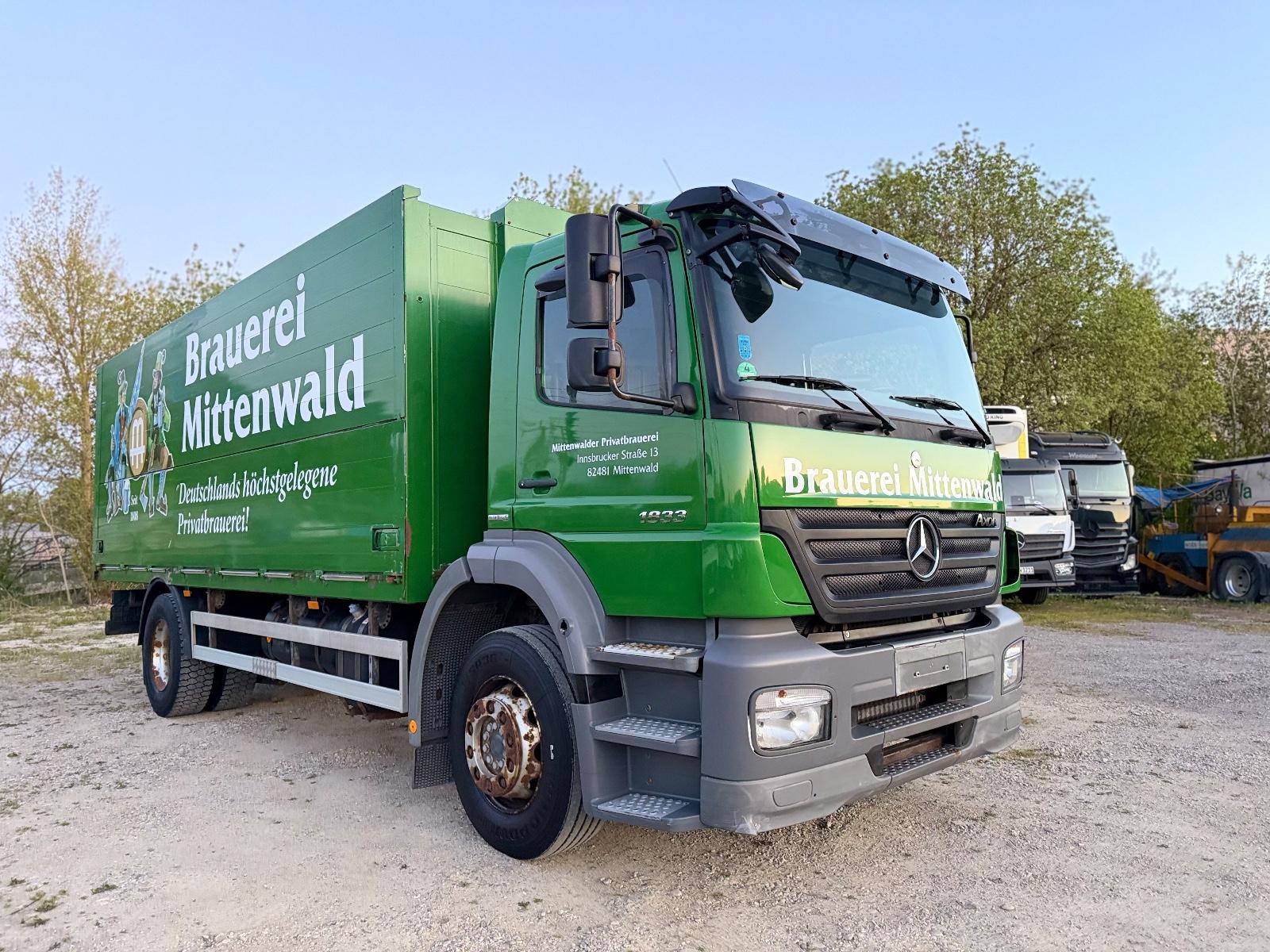 Mercedes-Benz AXOR 1833L 4x2 GETRÄNKEWAGEN GERMAN TRUCK