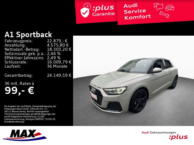 A1 Sportback 25 TFSI ADVANCED +LED+NAVI+ALU+VCP+