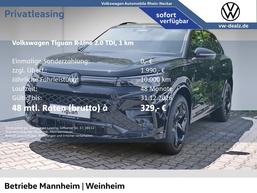 Tiguan R-Line 2.0 l TDI DSG Klima AHK PDC ACC