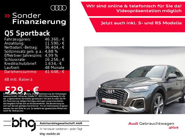 Audi Q5 Sportback 45 TFSI quattro S-line LED/AHK/Pano