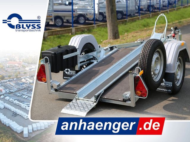 Blyss Motorradanhänger 250x21cm Anhänger 600kg zGG