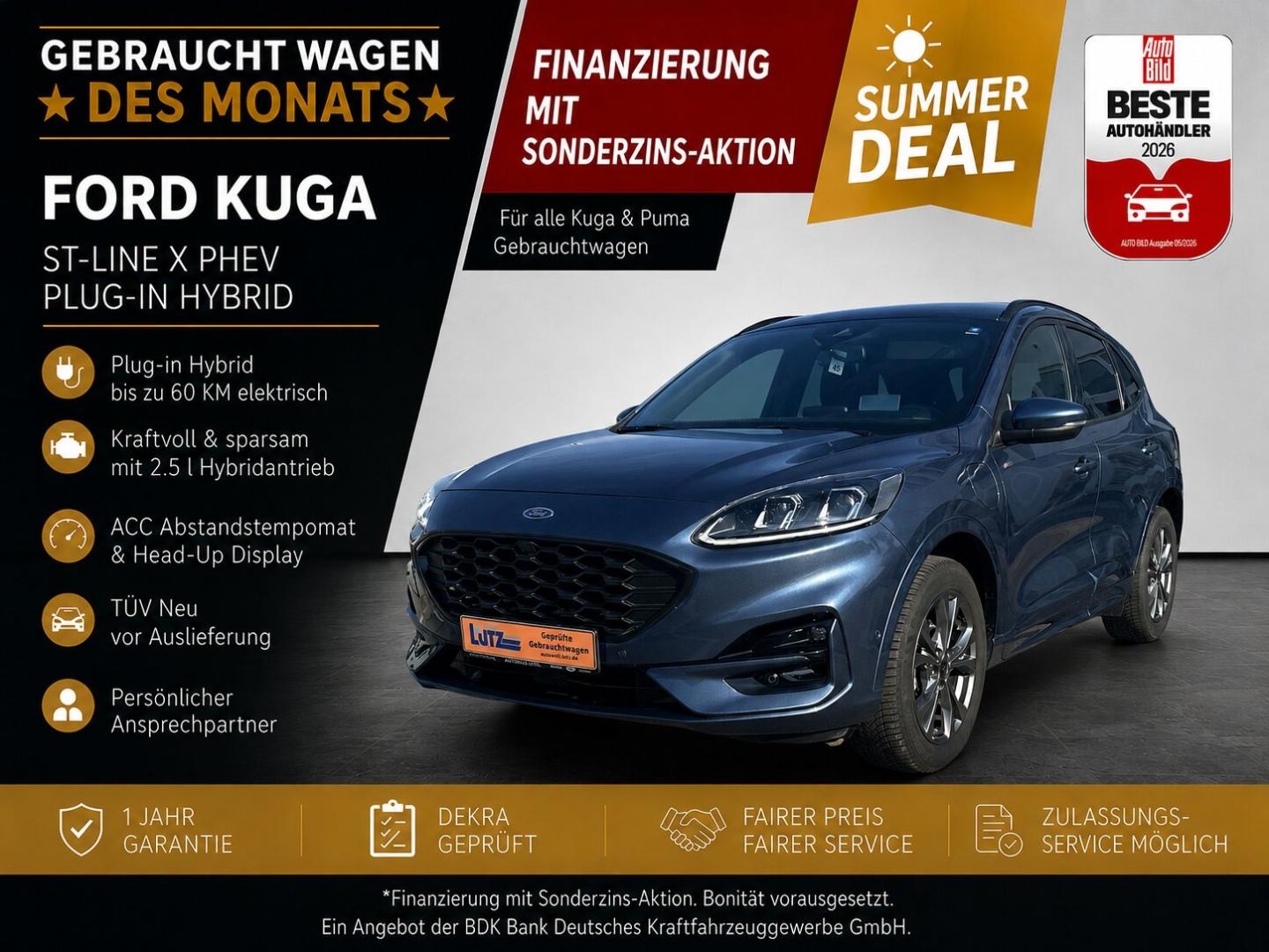 Ford Kuga Plug-In Hybrid ST-Line X ACC LED HUD City S