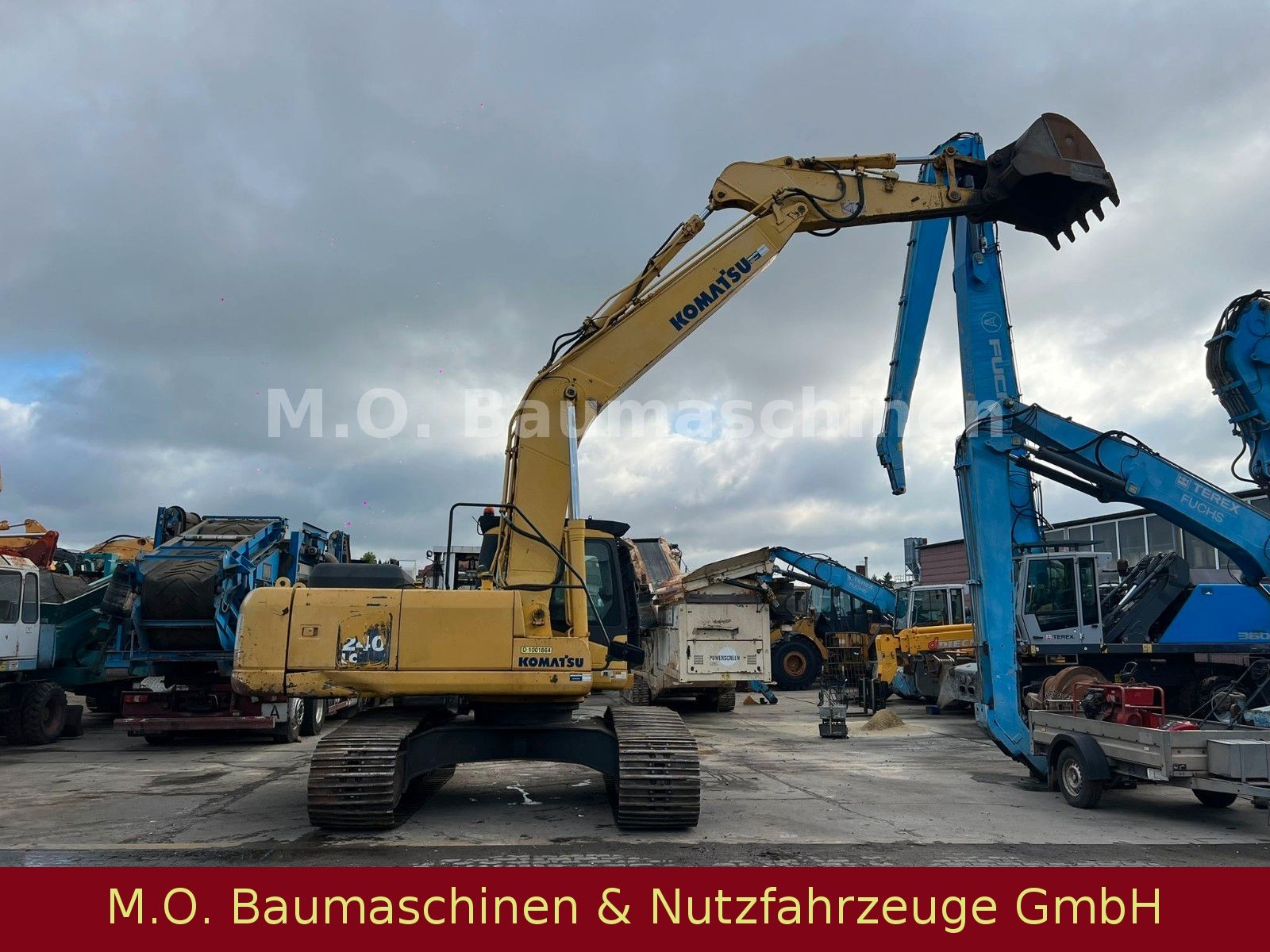 Fahrzeugabbildung Komatsu PC 240 LC-7K /Hammerleitung/ Neue Ketten