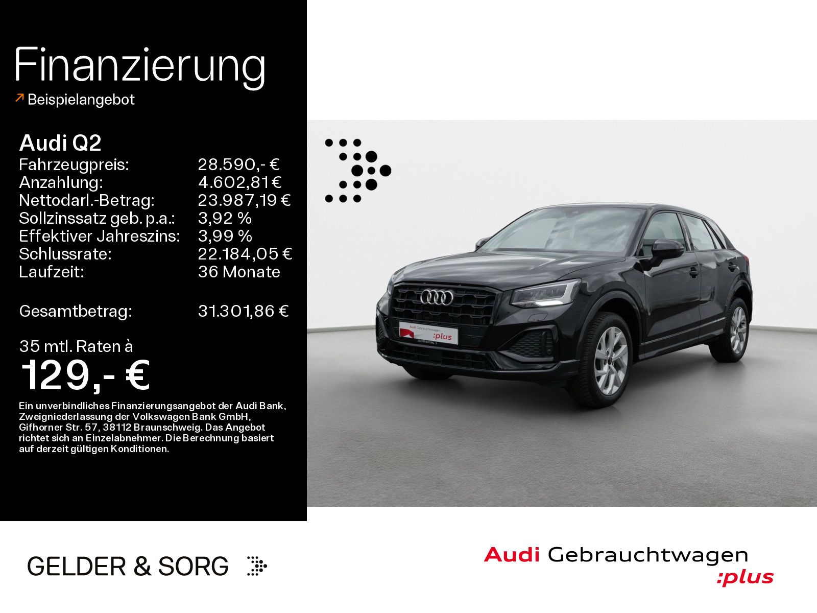 Audi Q2 35 TDI advanced RFK*LED*Navi*Sound*Virtual
