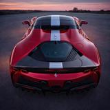 Ferrari SF90 Spider, Assetto Fiorano-Paket, MwSt. awb - rote Ferrari SF90