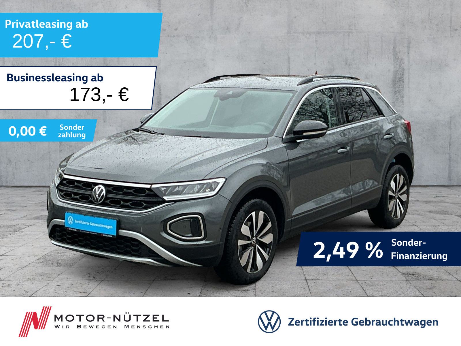 Volkswagen T-Roc 1.0 TSI GOAL LED+NAVI+ACC+SHZ+DAB+APP+17Z.