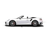 Porsche 991 911 Turbo Cabriolet Sport Chrono Paket - Porsche 991 mit Benzin-Antrieb: Weiß
