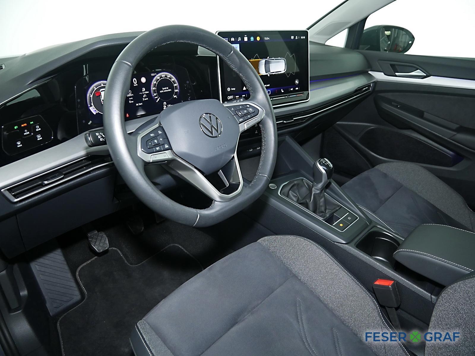 Volkswagen Golf 8 Life 1.5 TSI Navi HUD LED SiHz PDC ACC, миниатюра 6