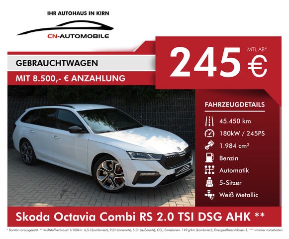 Skoda Octavia Combi RS 2.0 TSI DSG AHK #RATE ab 245,-€