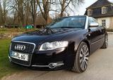 Audi A4 B7 1.8 T Cabrio Aut. AHK Kirschschwarz        - Audi A4: Cabrio, 1.8