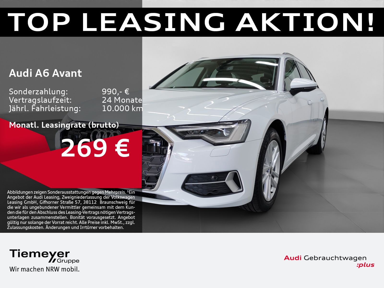 Audi A6 Avant 45 TDI Q ADVANCED LM18 NAVI+ HuD SITZHZ