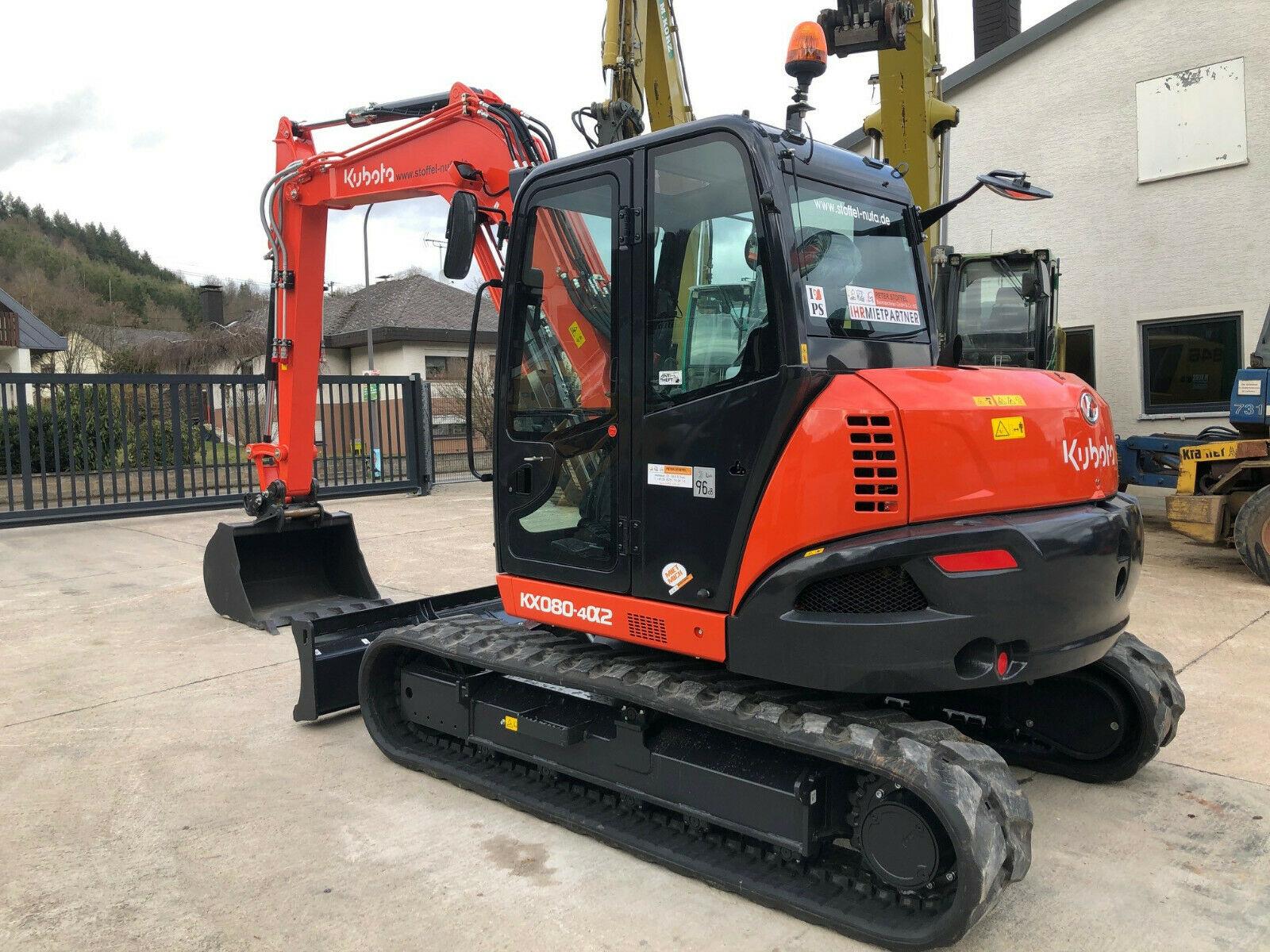 Kubota KX080-4a2 *2021* ab 110 EUR / Tag mieten!*