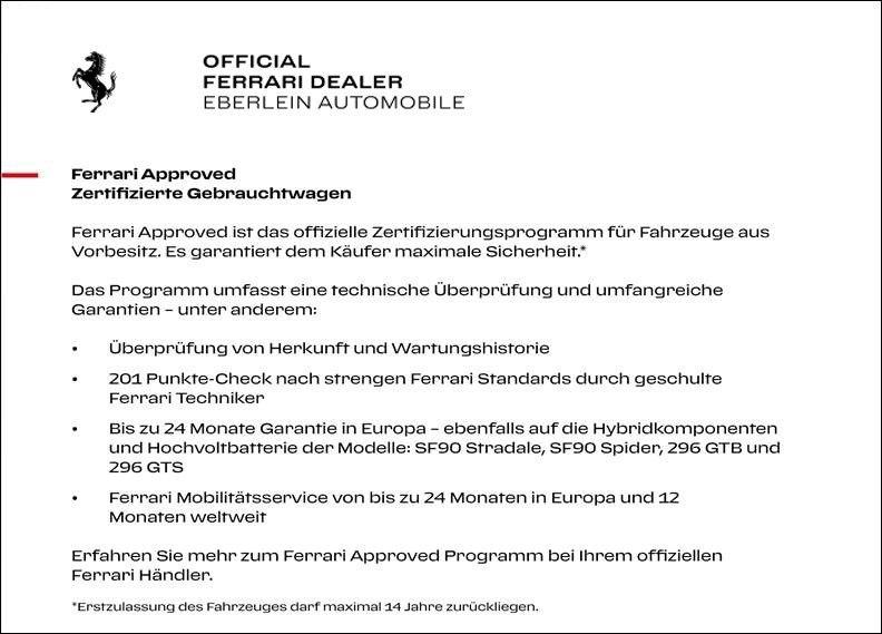 Ferrari Purosangue 160.000 € an Optionals!