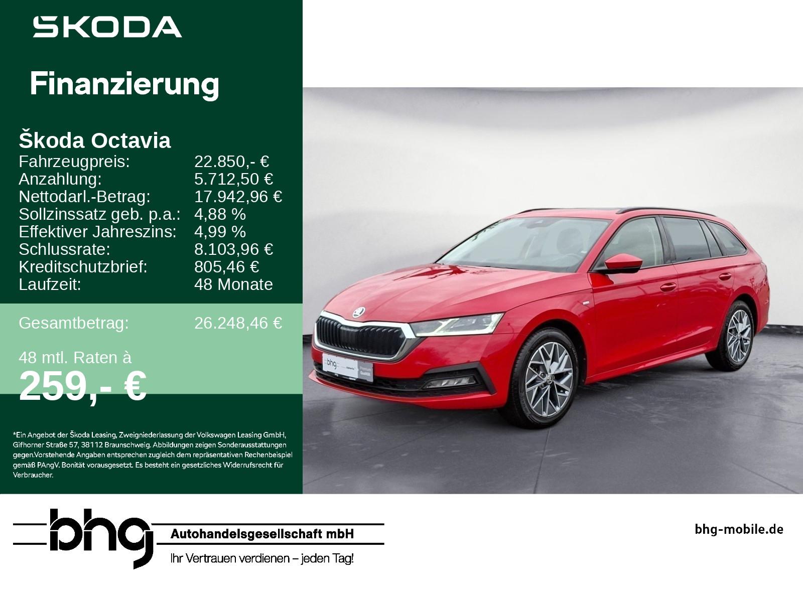 Skoda Octavia Combi 2.0 TDI DSG Tour AHK PanoDach Navi