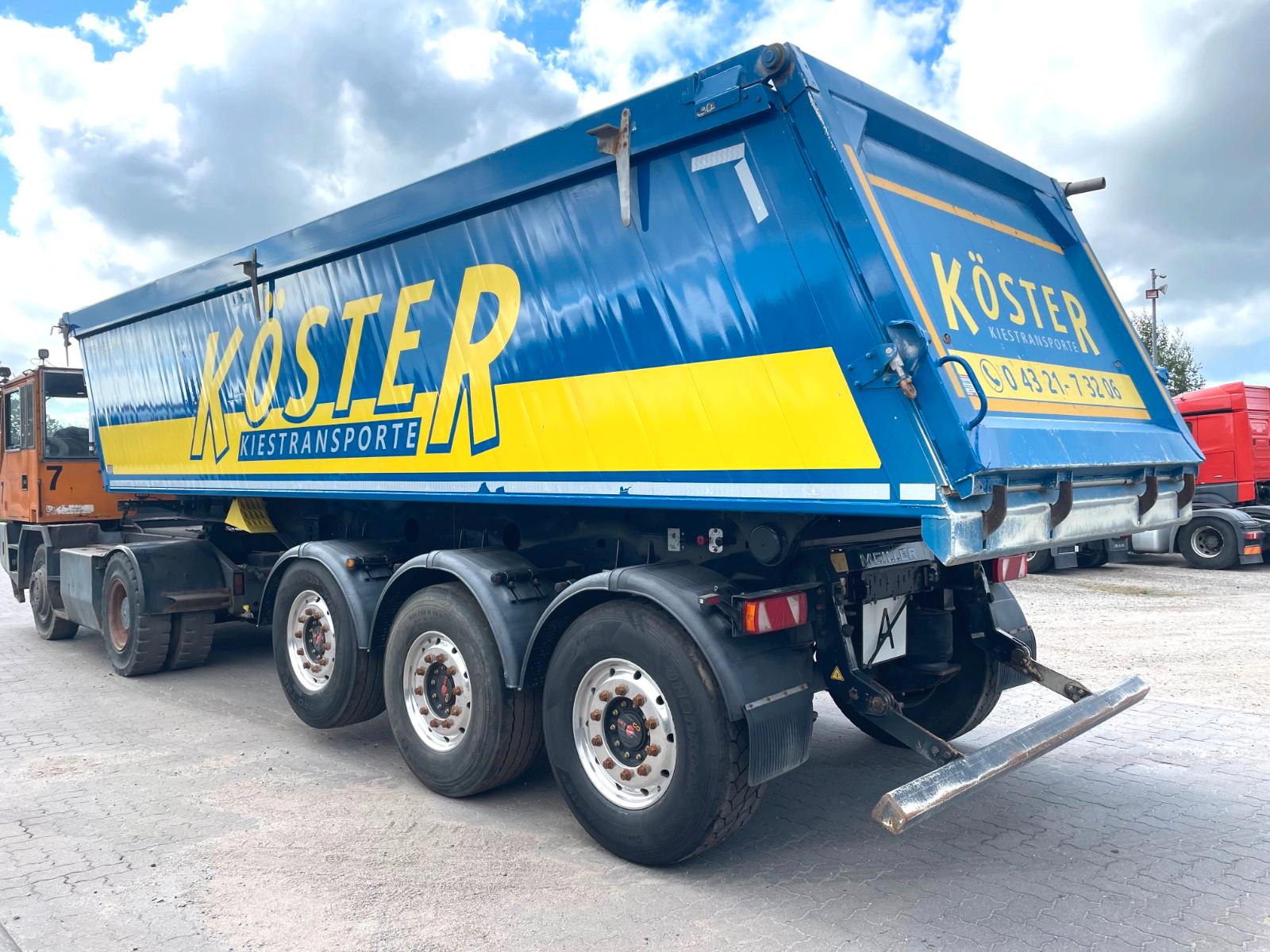 Meiller 27m³ Alu Kippauflieger /Alufelge/Auch MIETE !!