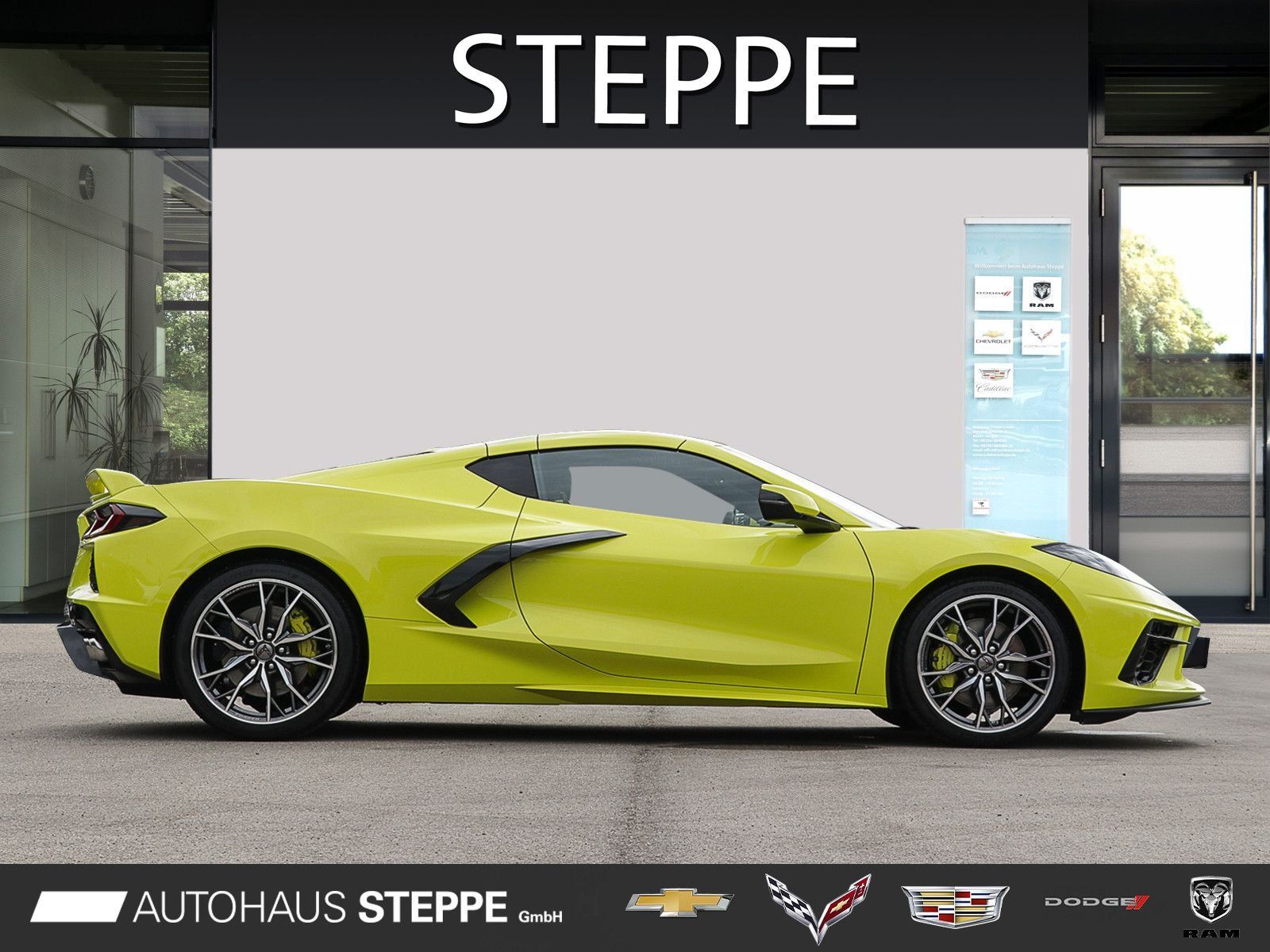 Corvette C8 Stingray Coupe 6,2 V8 3LT Europamodell STEPPE