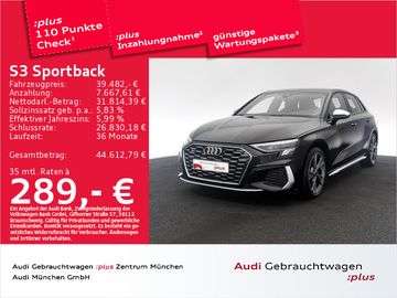 Audi S3 Sportback TFSI S tronic Navi+/Virtual