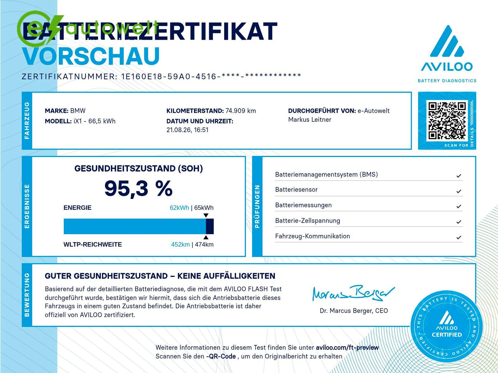 BMW iX1 xDrive30 67kWh AHK adapt. LED Komfortzugang, миниатюра 2