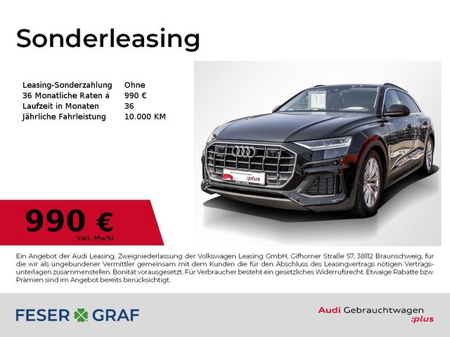 Audi Q8 50 TDI qu.,AZV,ad.Air,Pano,Leder,ACC,Memory