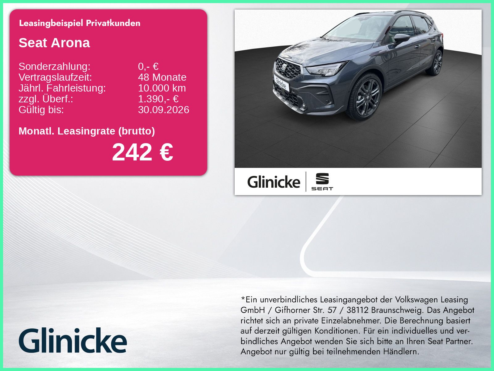Seat Arona FR 1.0 TSI 85 kW DSG Navi LED