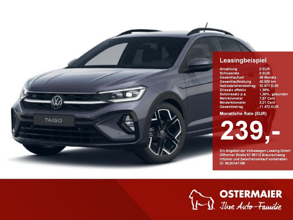 Volkswagen Taigo R-Line 1.5TSI 150PS DSG AHK,IQ.LIGHT,NAVI,