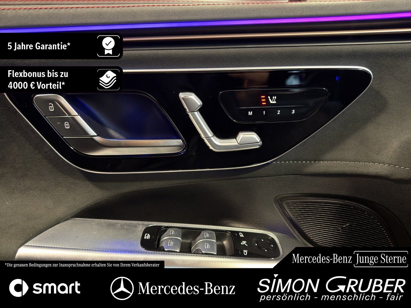 Fahrzeugabbildung Mercedes-Benz EQE 350 4M SUV AMG DigiLight 360 ACC 21Zoll